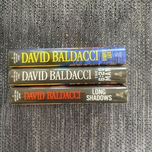 ⭐️David Baldacci mystery novels⭐️3 mysteries  from a NYT best selling author